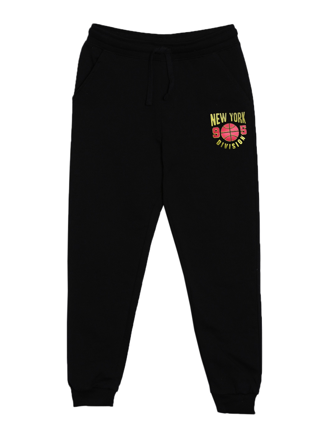 

3PIN Boys Mid Rise Joggers, Black