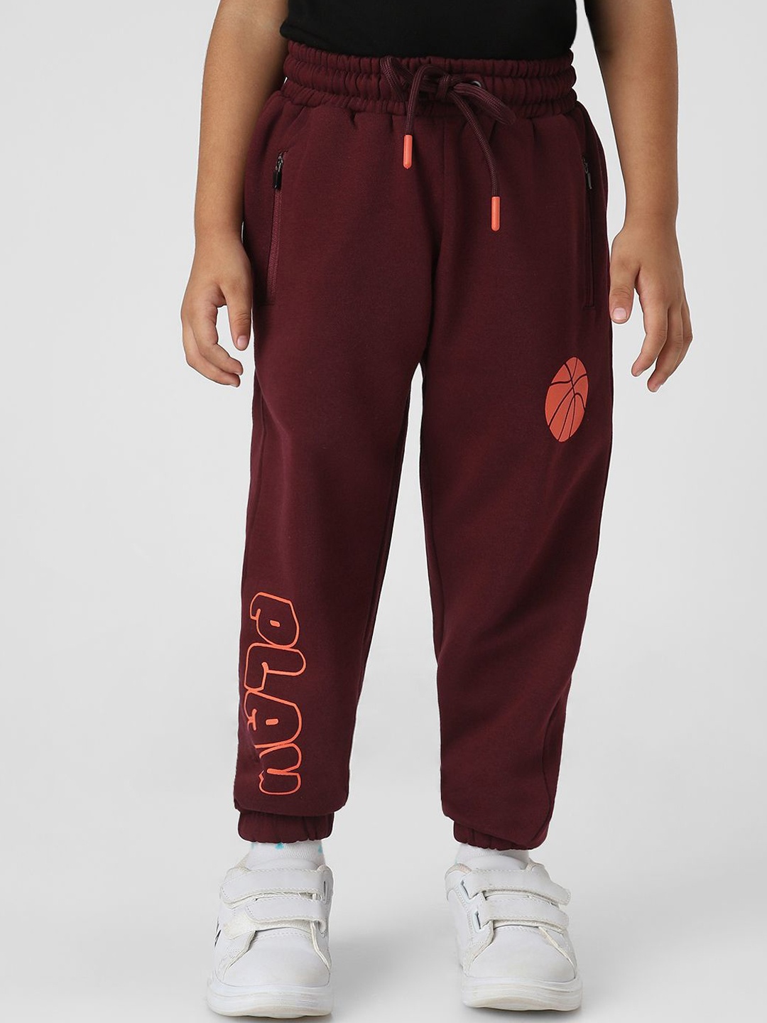 

Nautinati Boys' Solid Utility Joggers, Maroon