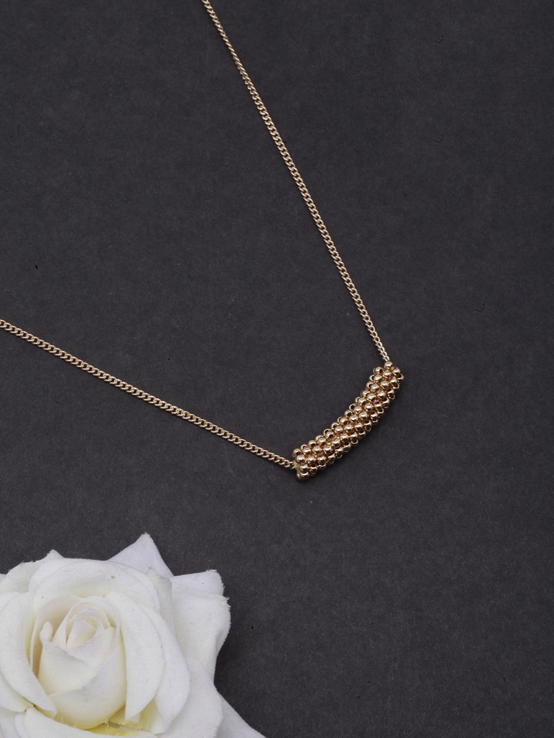 

KPOP Brass Gold-Plated Handcrafted Necklace