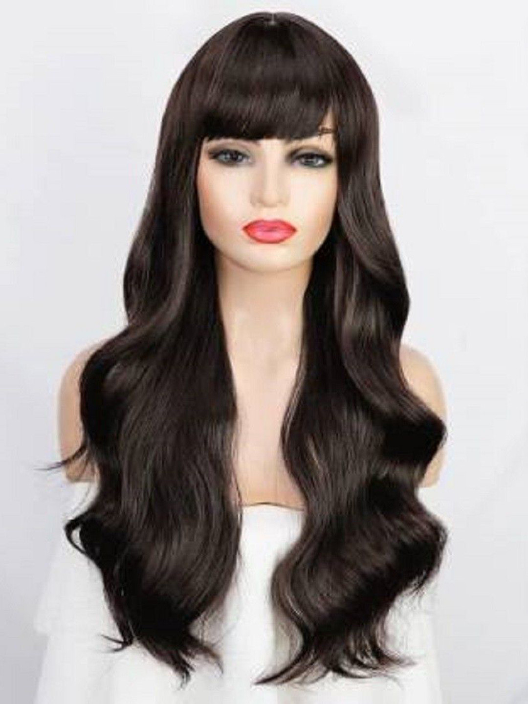 

ABRISH Halo Wavy Toupee Hair Extension 24Inch - Black