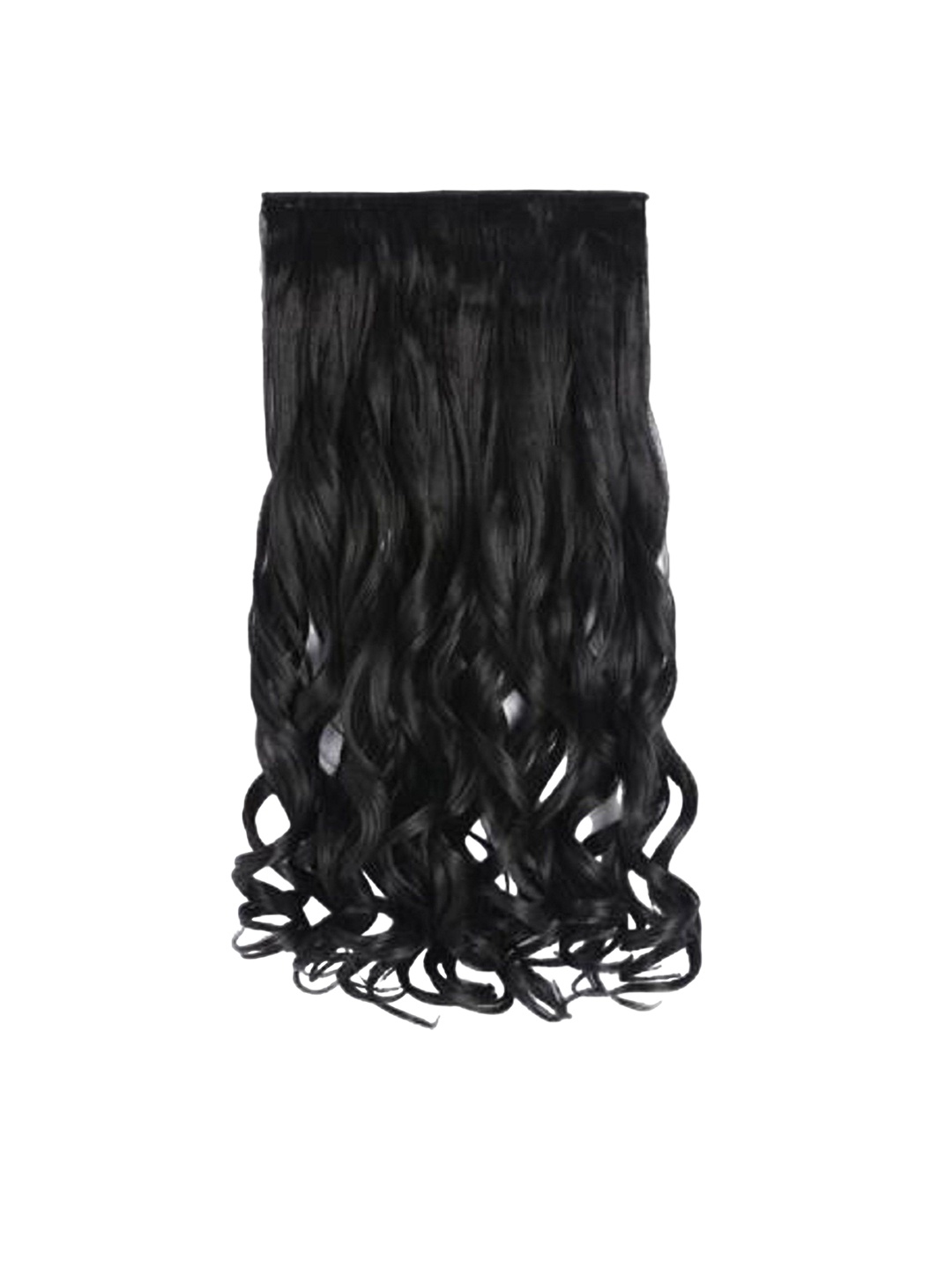 

ABRISH Clip In Wavy Locks Hair Extension - 24 Inch - Black