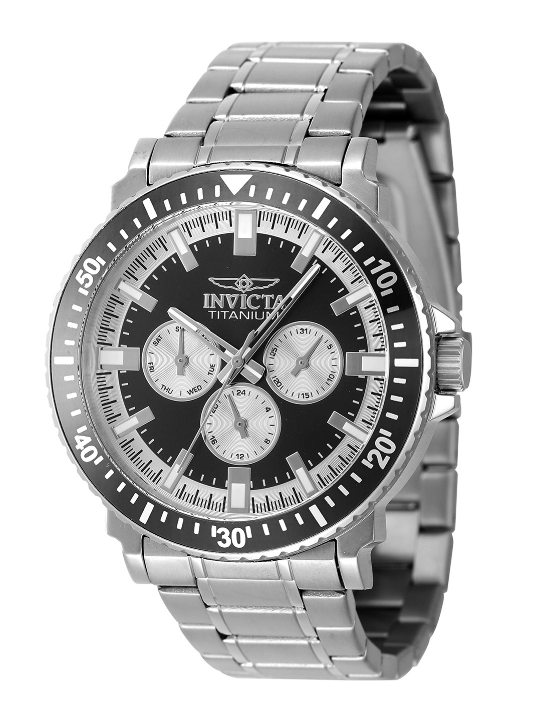

Invicta Men Dial & Stainless Steel Straps Analogue Watch 47513, Silver