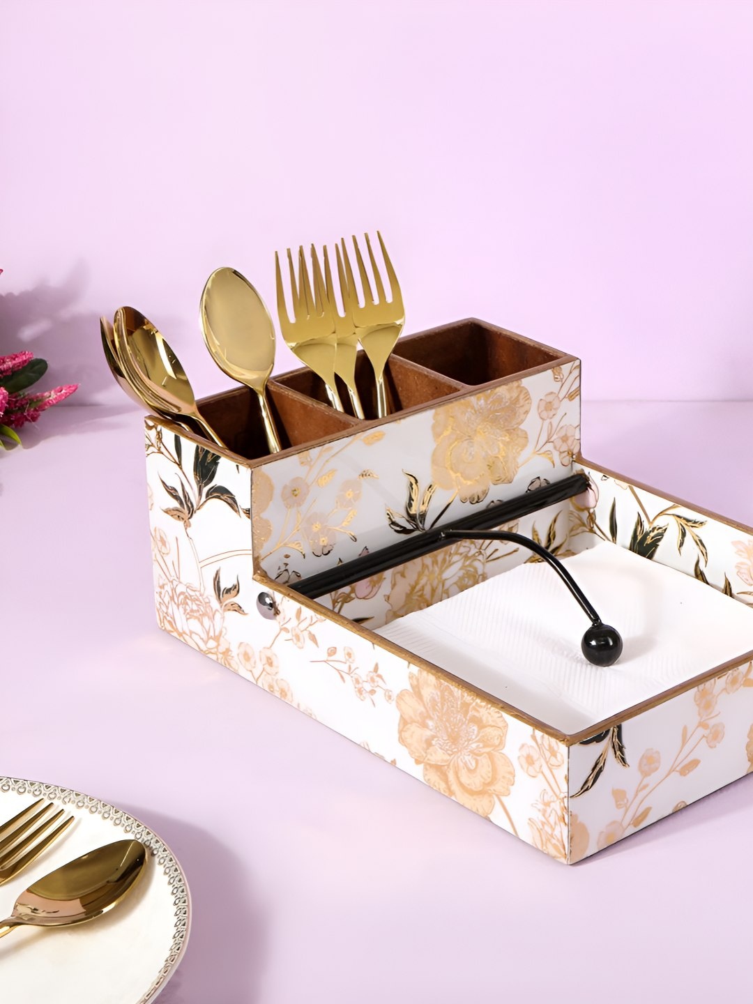 

THE HOME CO. Brown Tissue Holders