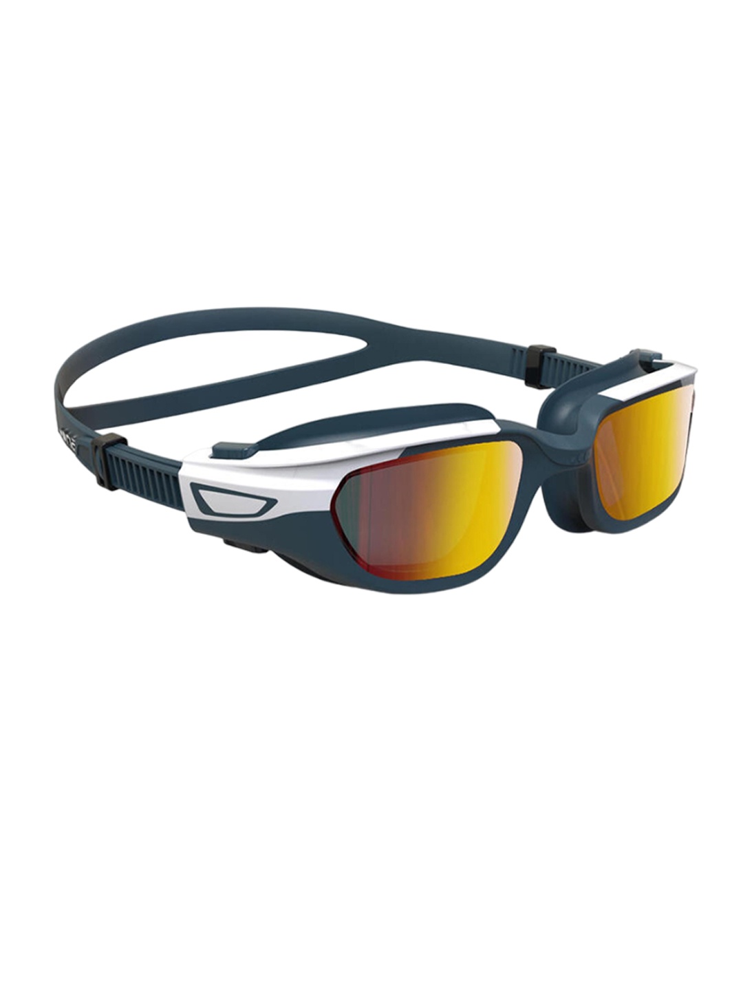 

Nabaiji By Decathlon Kids Blue Orange Anti-Fog Mirror Lense Swimming Goggles, Yellow