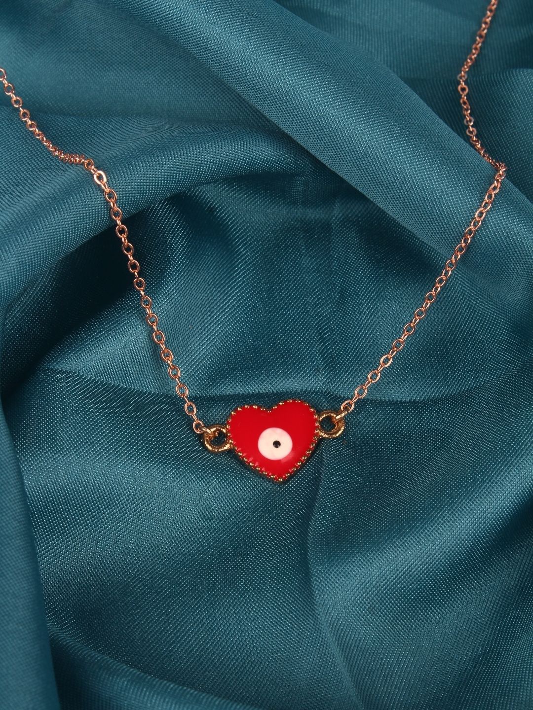 

KPOP Rose Gold-Plated Heart Shaped Minimal Necklace