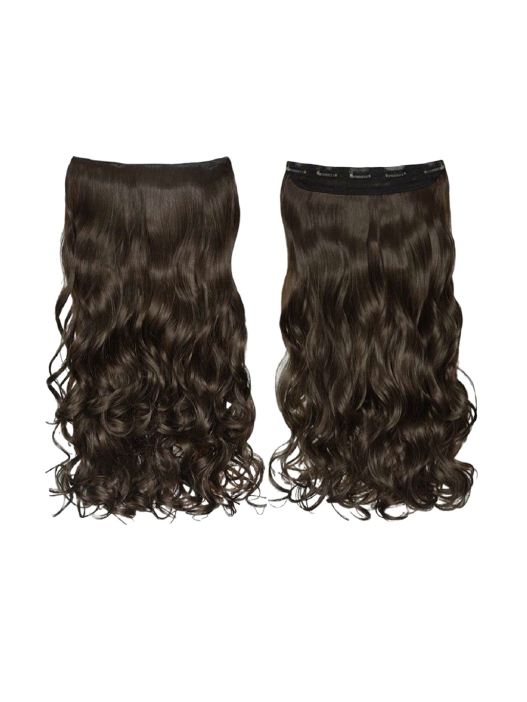 

HAVEREAM Clip In Wavy Locks Hair Extension - Brown - 24 Inch