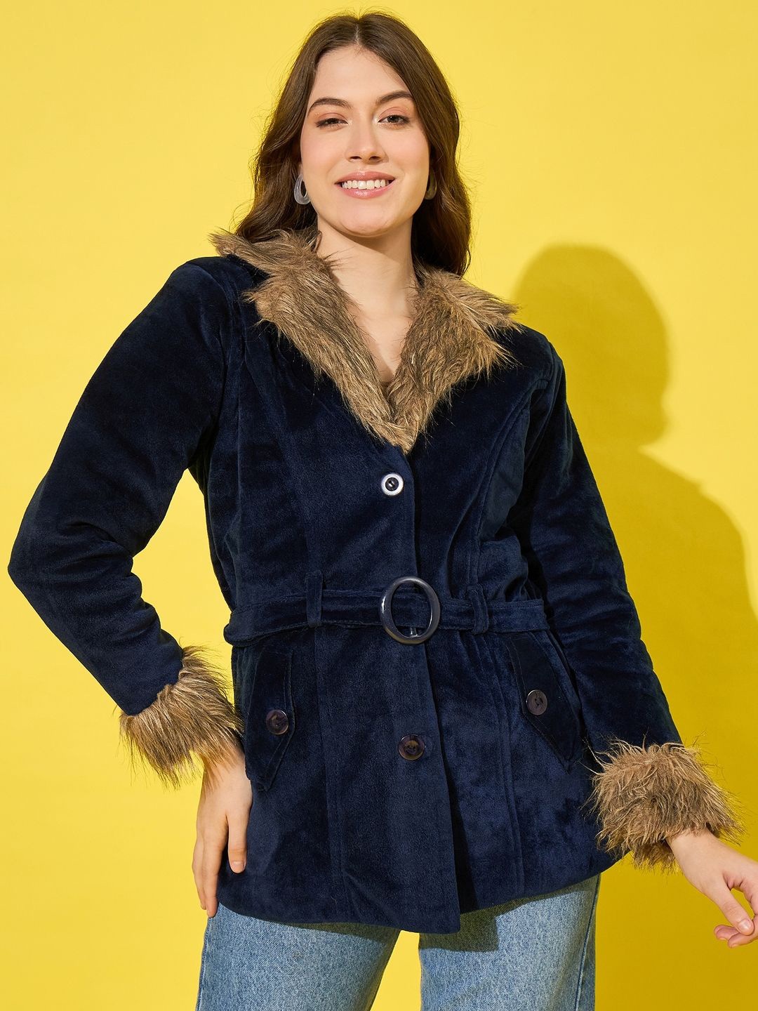 

BUY NEW TREND Women Lightweight Parka Jacket, Navy blue