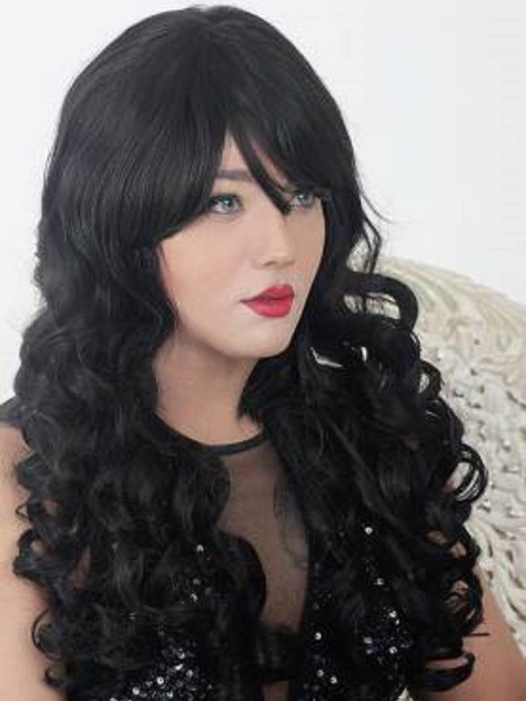

SHENY Clip-In Wavy Toupee Hair Extension - Black - 24 Cm