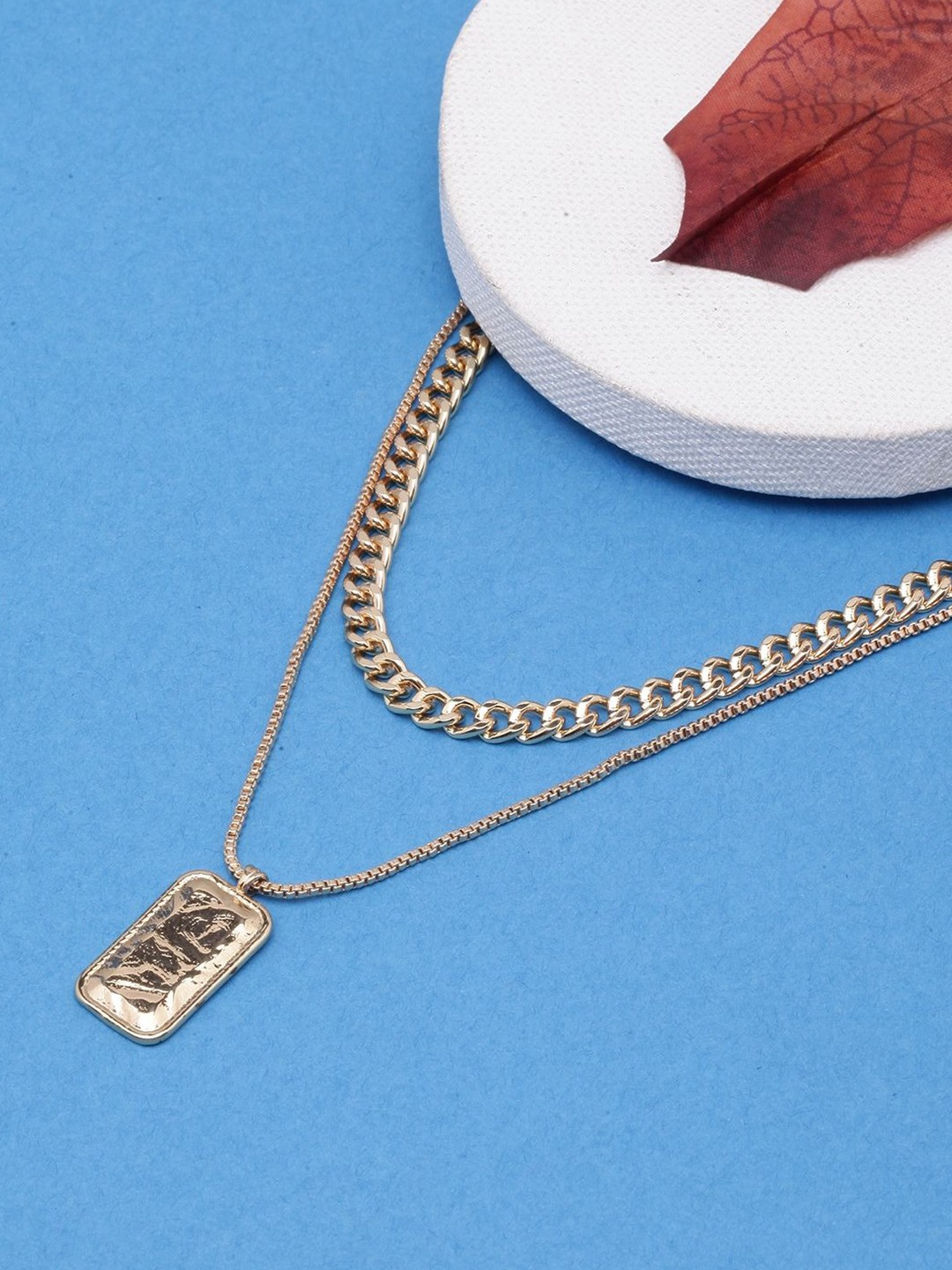 

KPOP Brass Gold-Plated Handcrafted Necklace