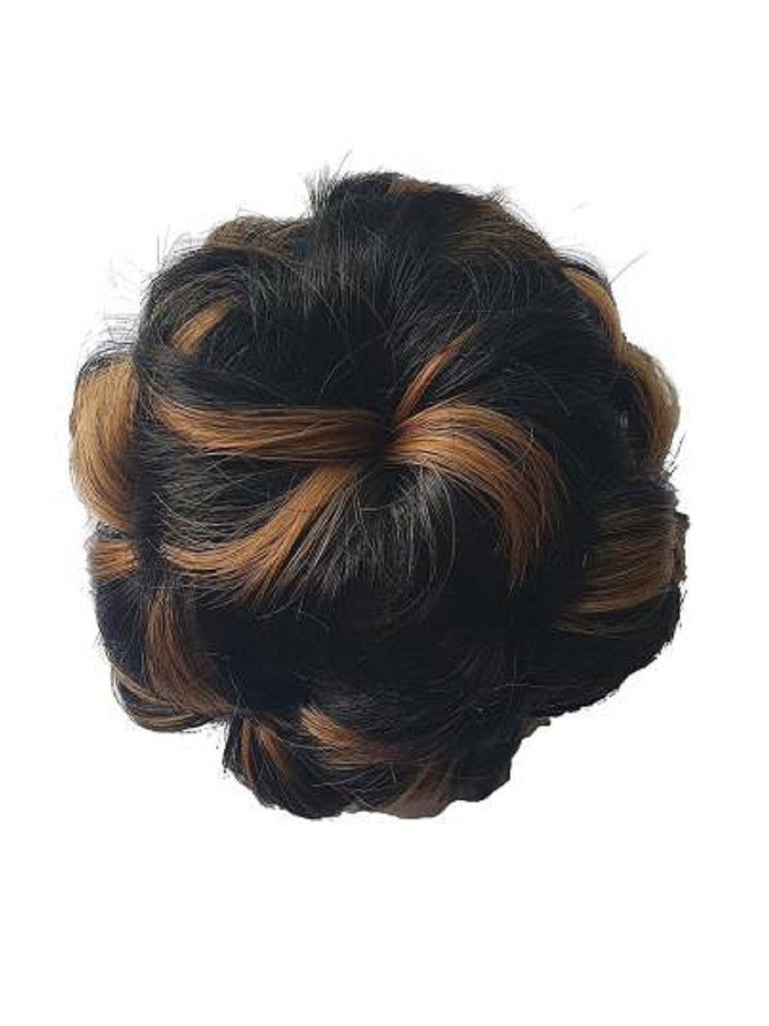 

HAVEREAM Clip-In Waterproof Hightligh Curly Bun Hair Extension - Black - 8 Inch