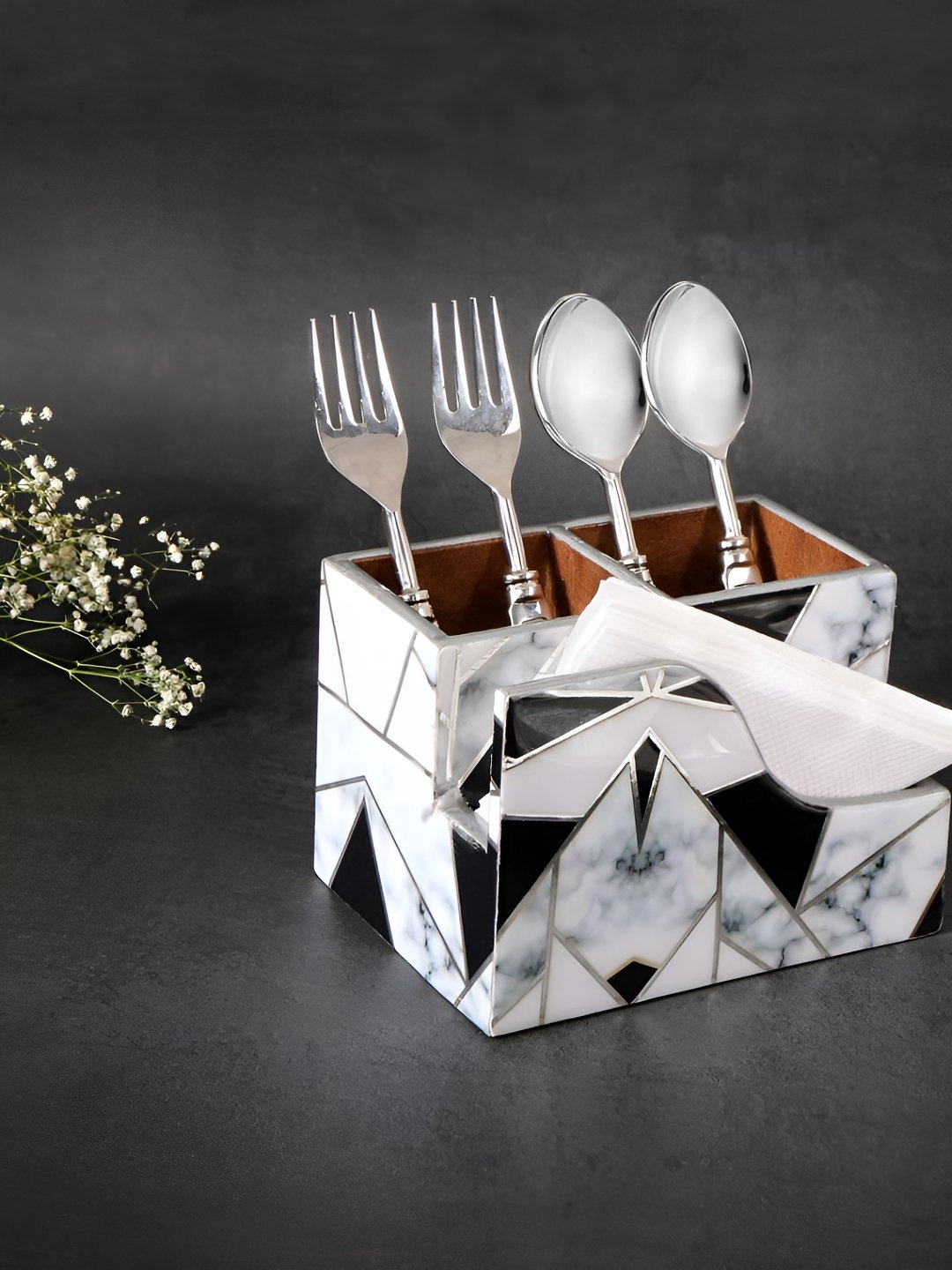 

THE HOME CO. White Tissue Holders