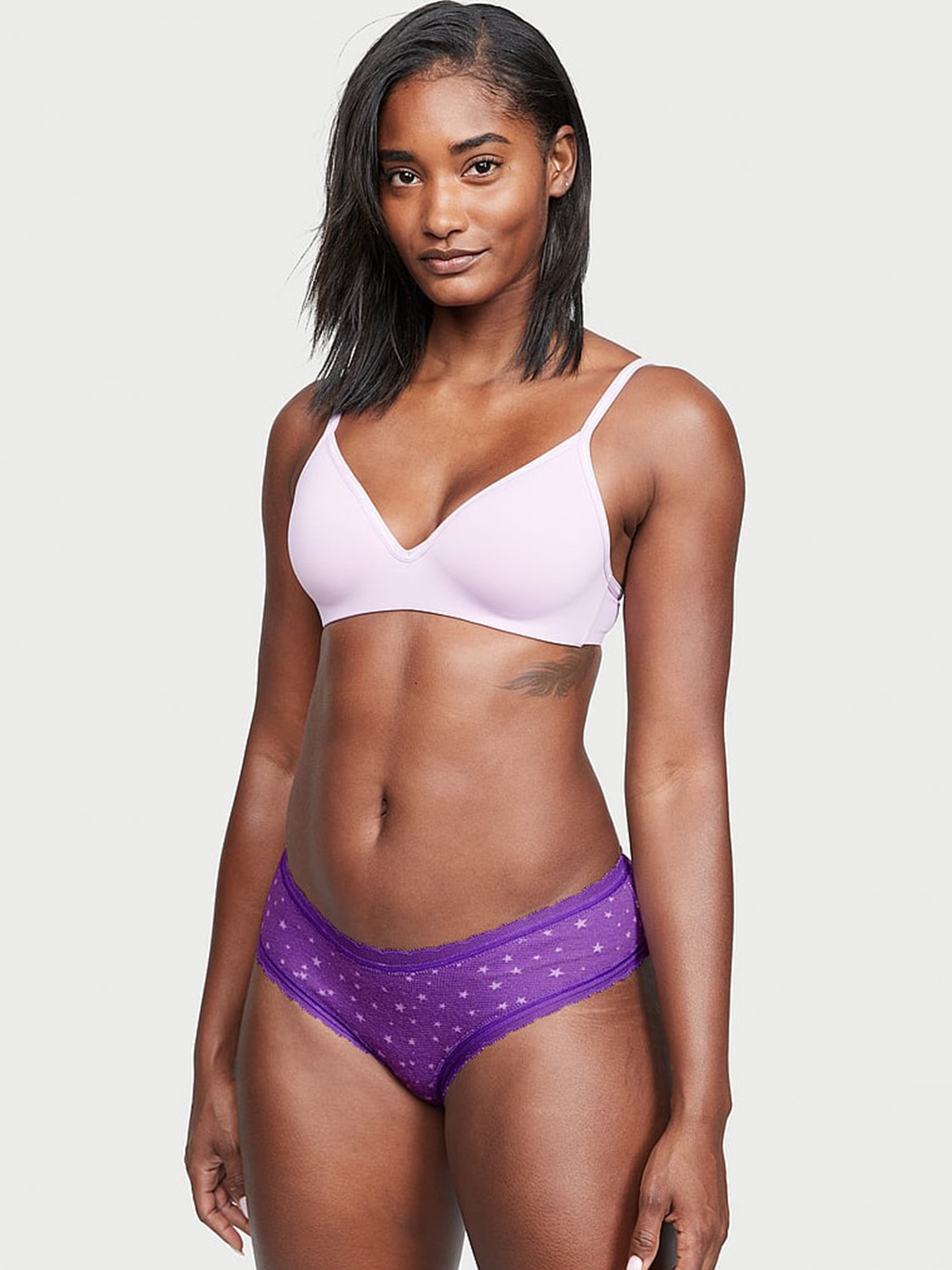 

Victoria's Secret Women Low-Rise Basic Briefs, Purple