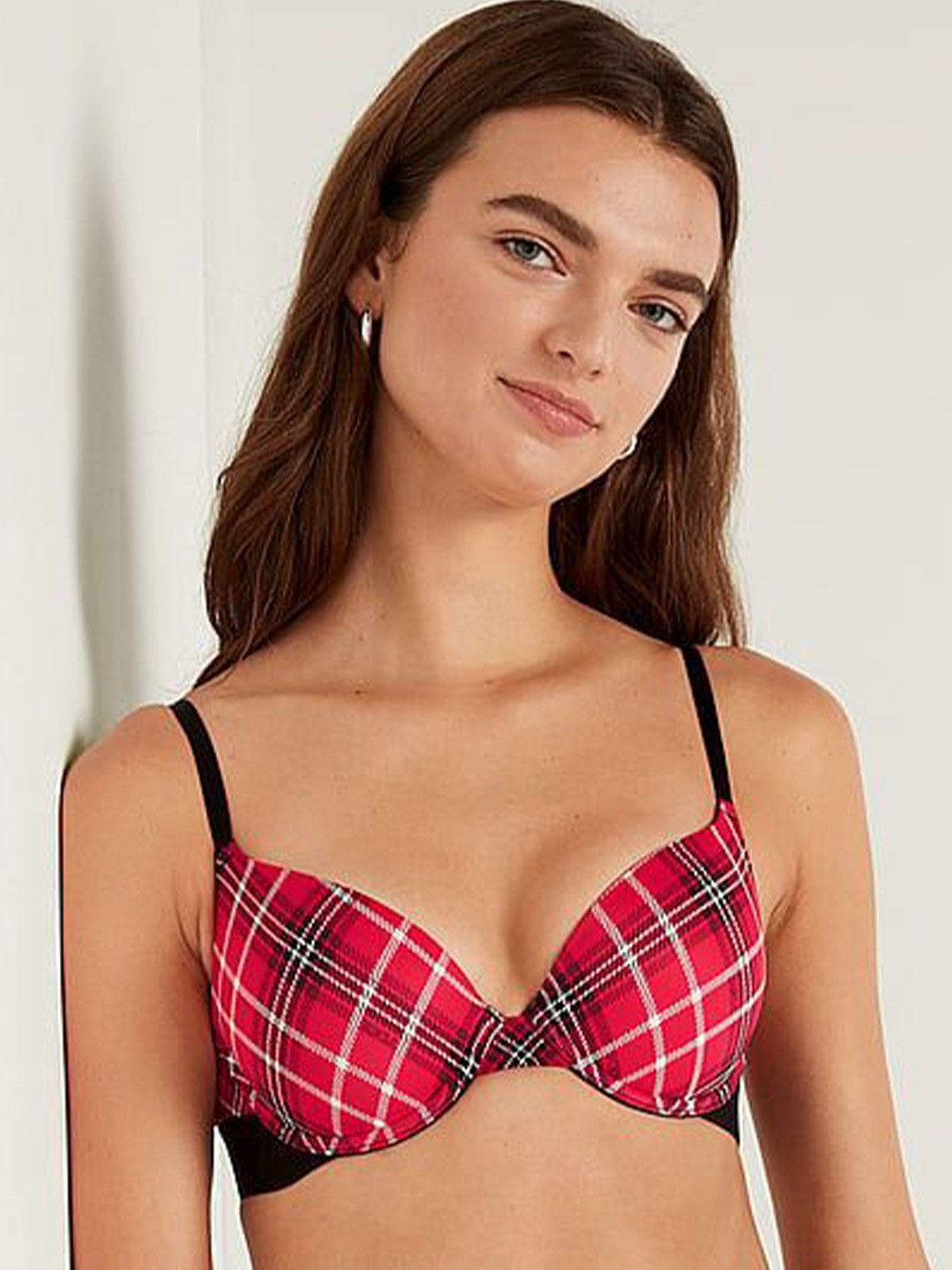 

Victoria's Secret Medium Coverage Underwired Heavily Padded Bra, Red