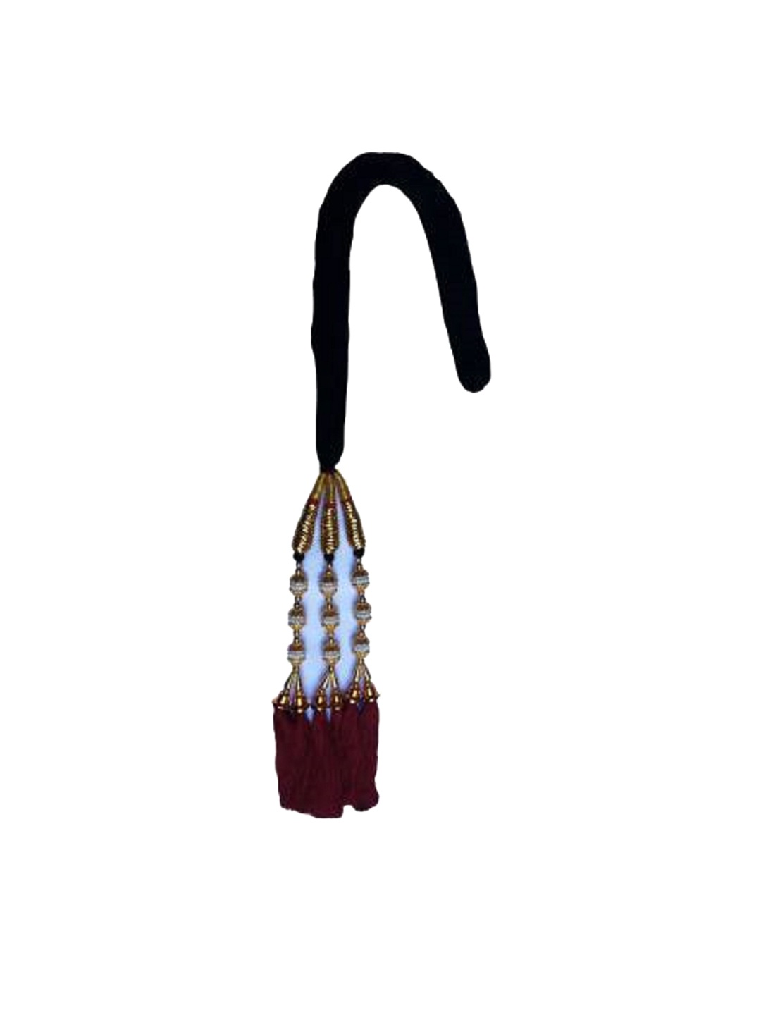 

SHENY Braid Tassels Hair Accessories, Black