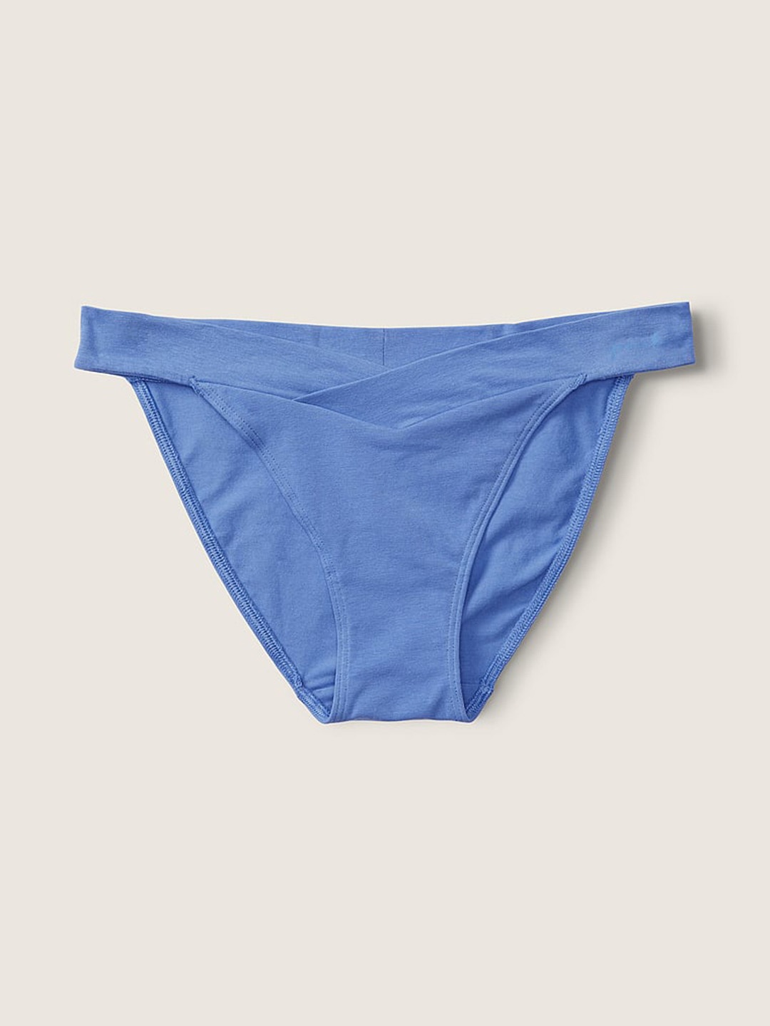 

Victoria's Secret Cotton Low-Rise Bikini Briefs, Blue