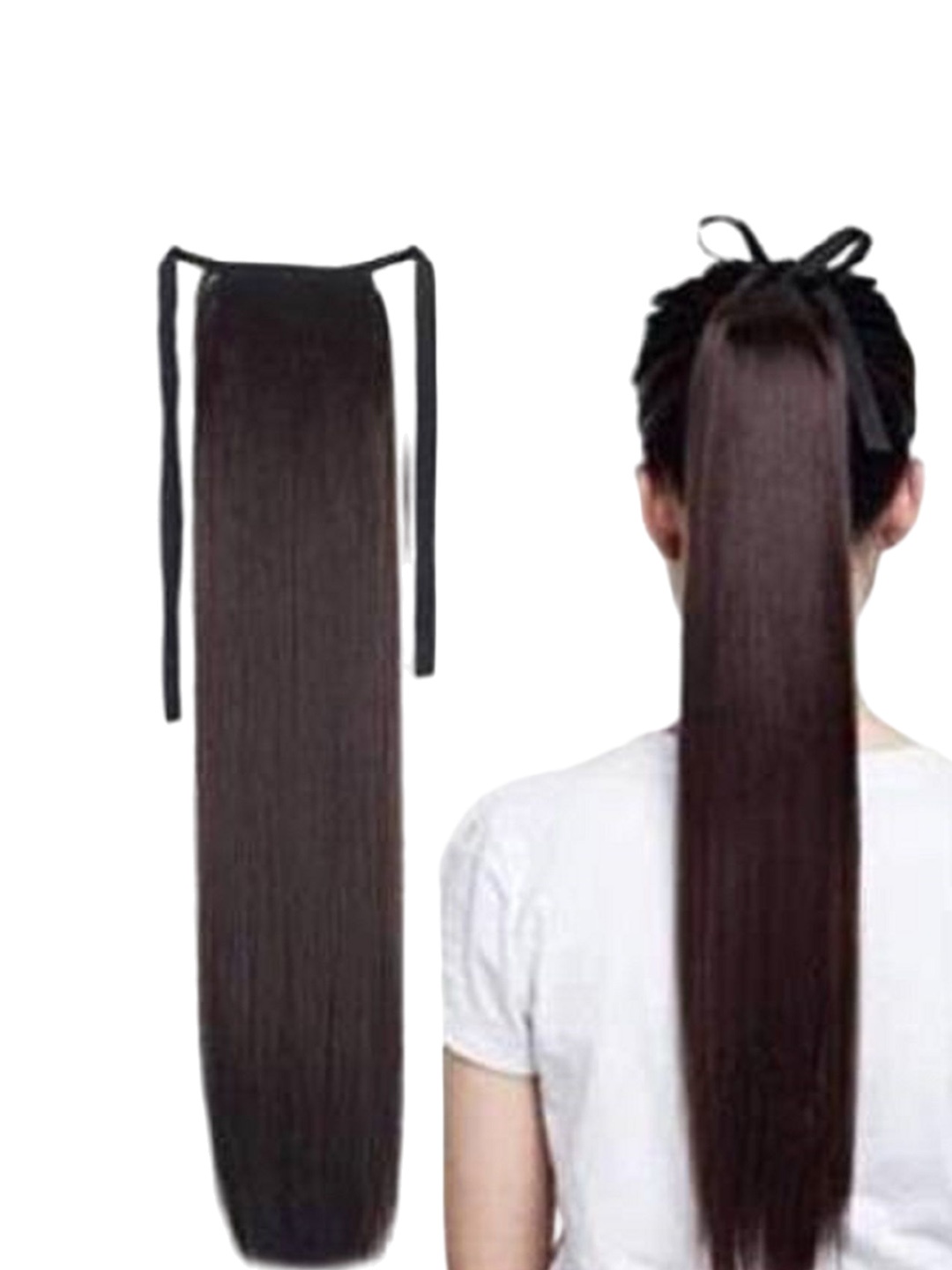 

SHENY Halo Ponytail Straight Hair Extension - Black