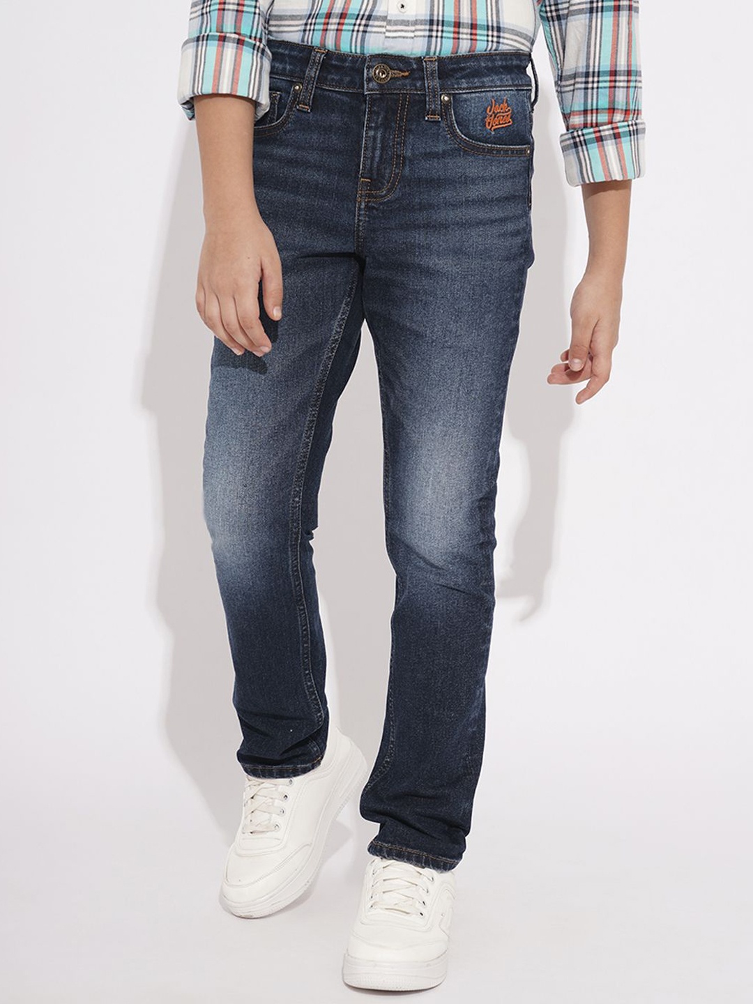 

Jack & Jones Junior Boys Light Fade Stretchable Jeans, Blue