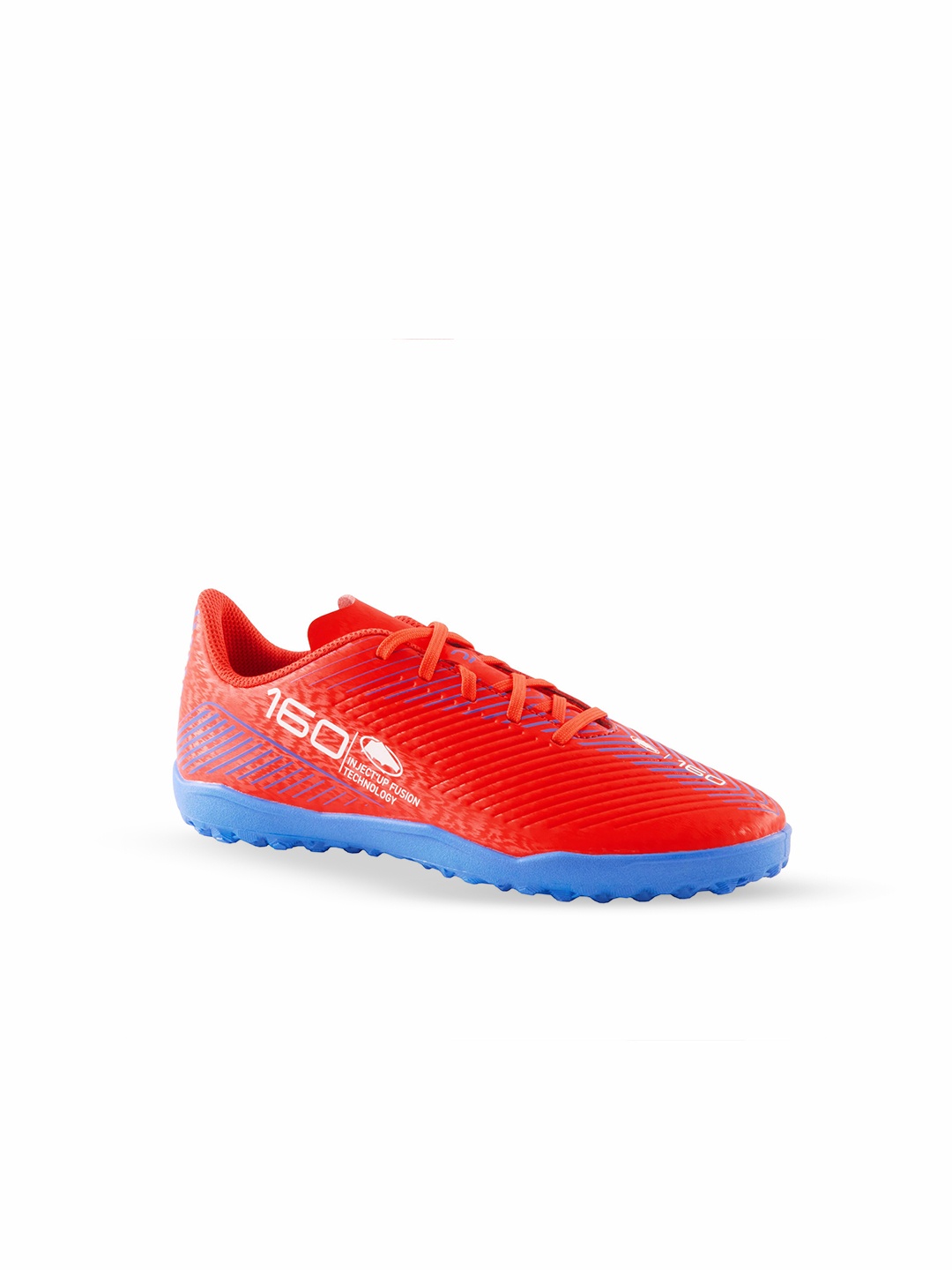 

Kipsta By Decathlon Kids Orange Agility 160 Turf Football Shoes, Red