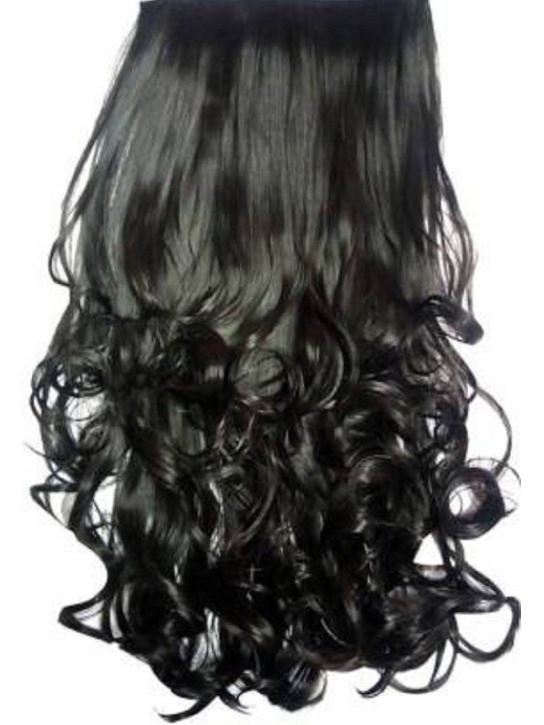 

HAVEREAM Clip-In Curly Locks Hair Extension - Black - 22 Inch