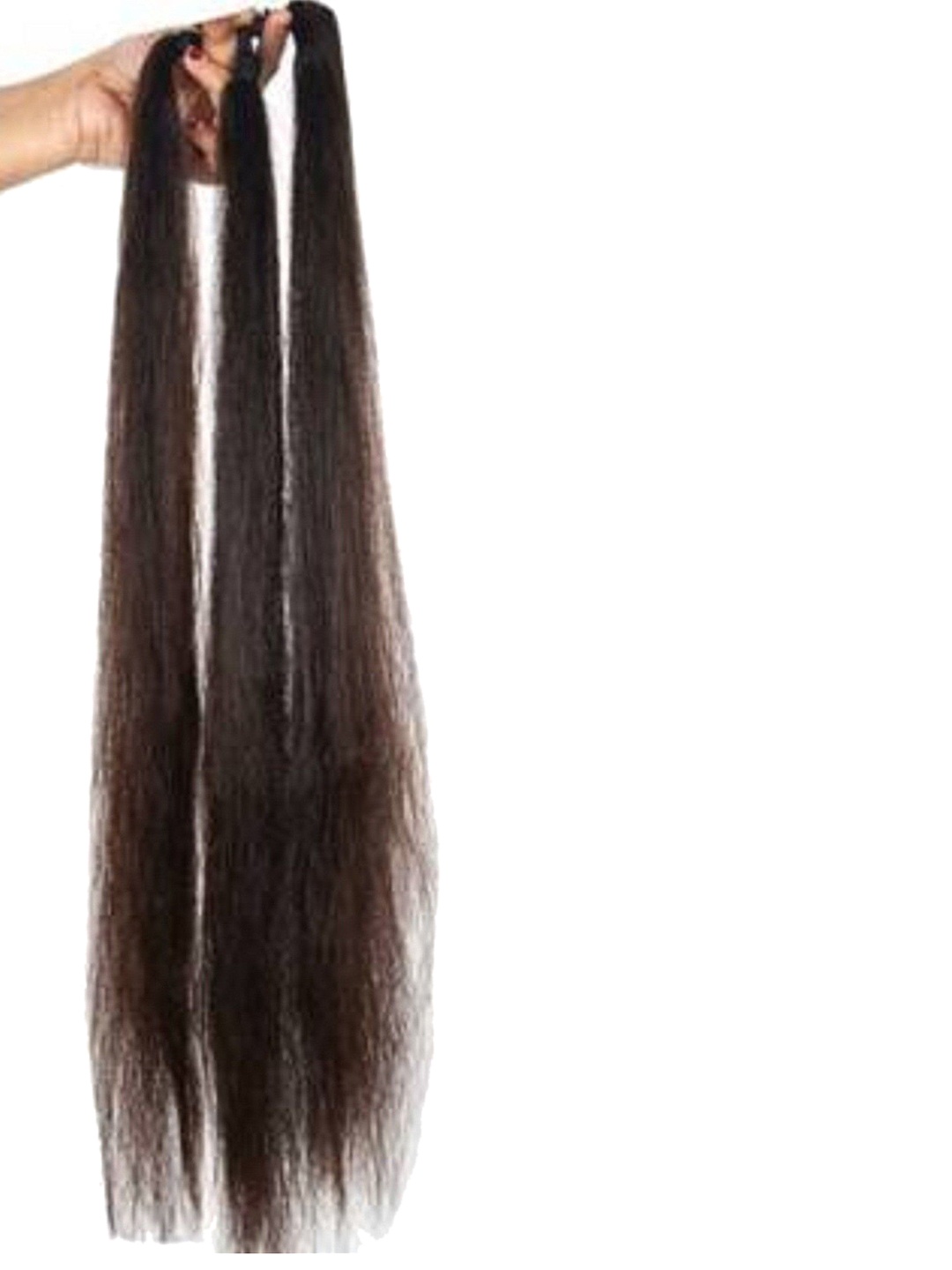 

HAVEREAM Tape-In Straight Braided Hair Extension - Brown - 24 Inch