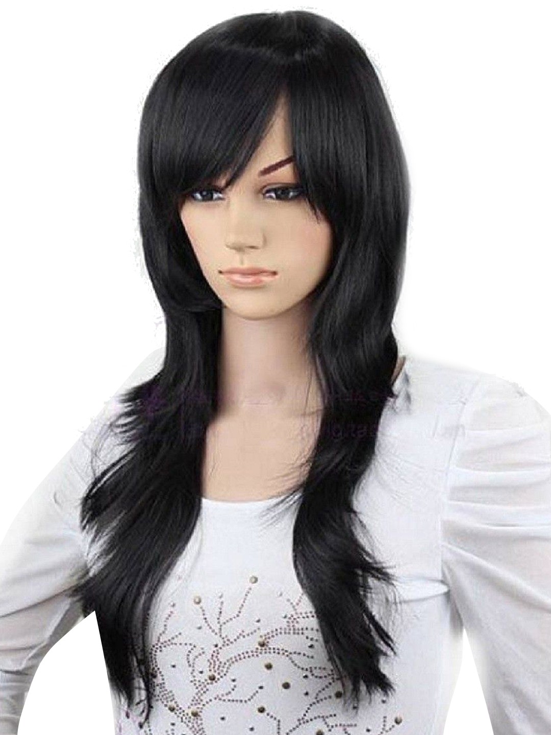 

HAVEREAM Halo Wavy Toupee Hair Extension - Black - 7 Inch
