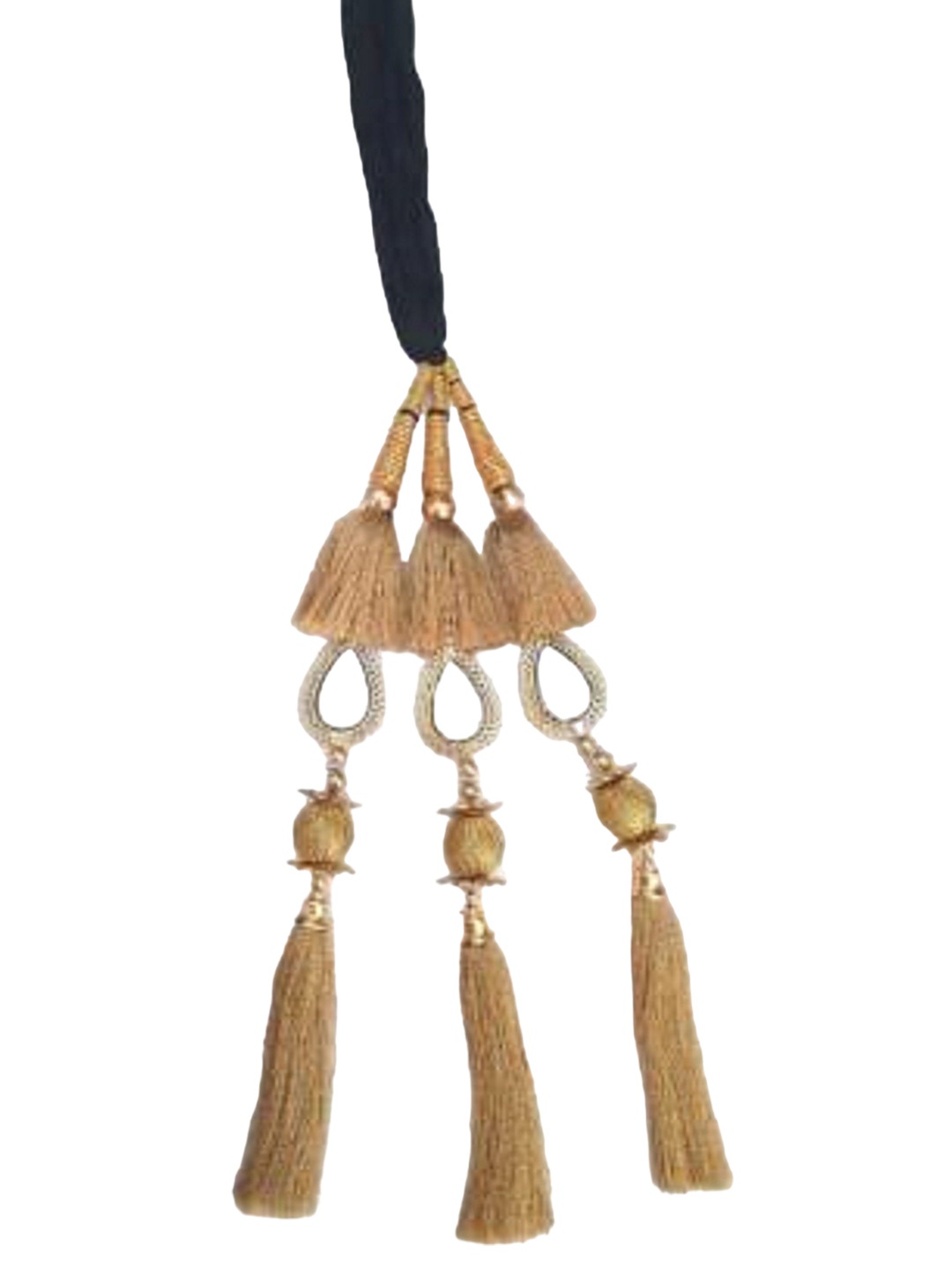 

HAVEREAM Punjabi Parranda Tassel Accessory, Gold