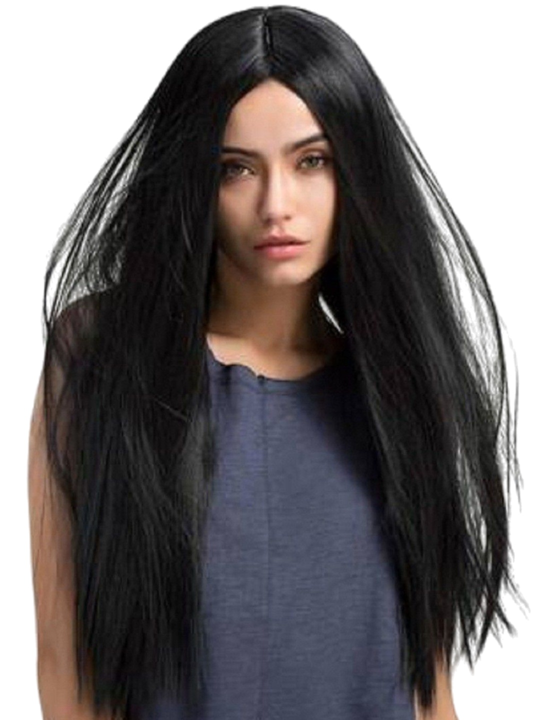 

HAVEREAM Clip-In Straight Locks Hair Extension - Black - 22 Inch