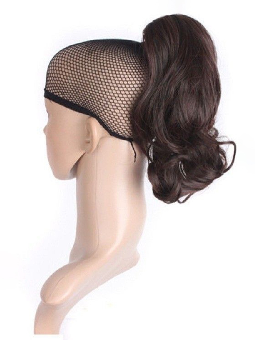 

HAVEREAM Clip On Ponytail Wavy Hair Extension - Brown - 18 Inch