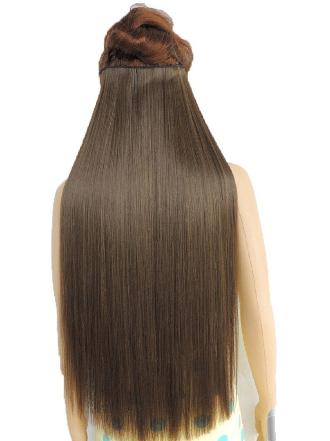 

HAVEREAM Clip-In Straight Hair Extension - Brown