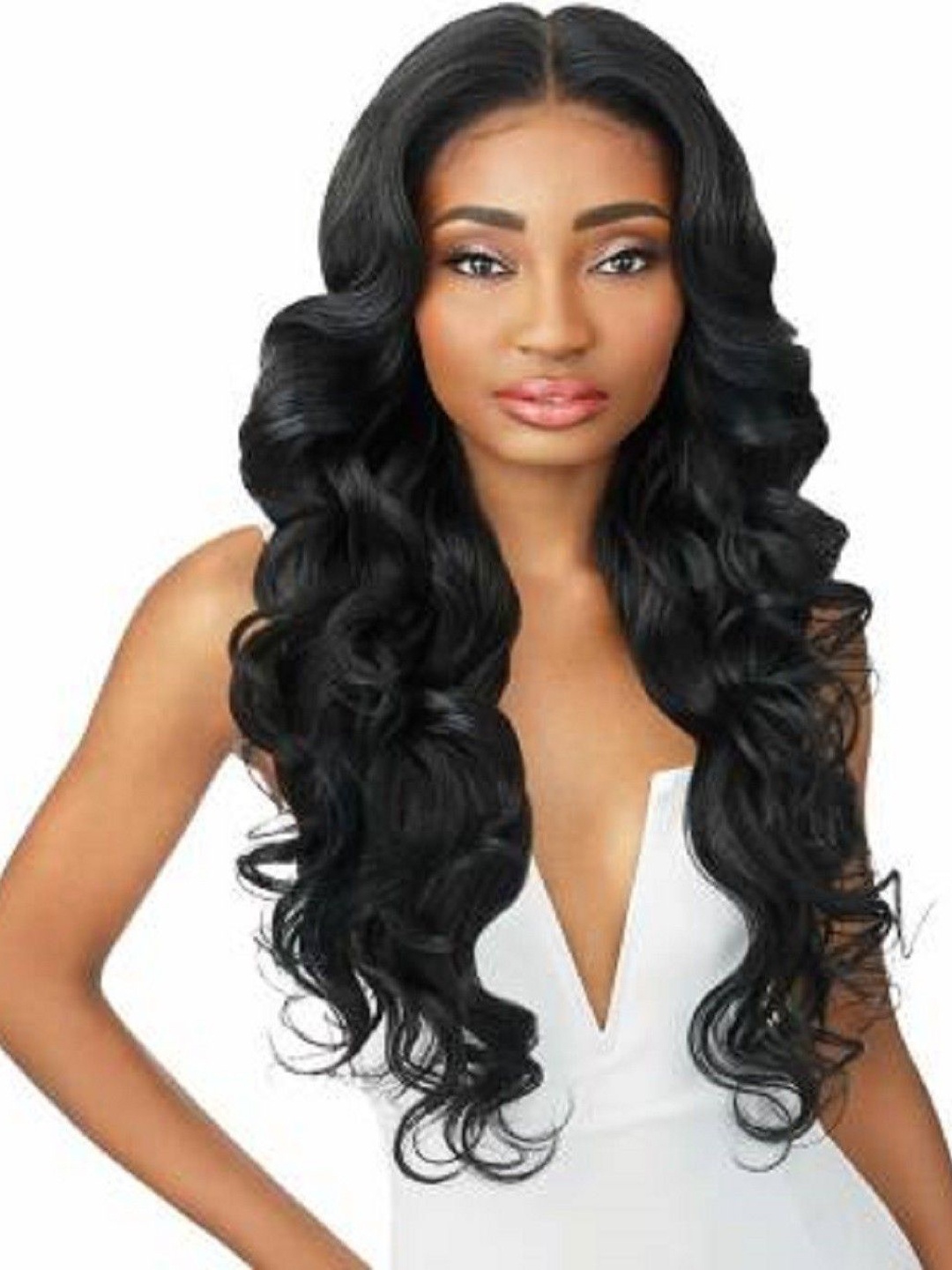 

ABRISH Halo Toupee Wavy Hair Extension - Black - 24 Inch