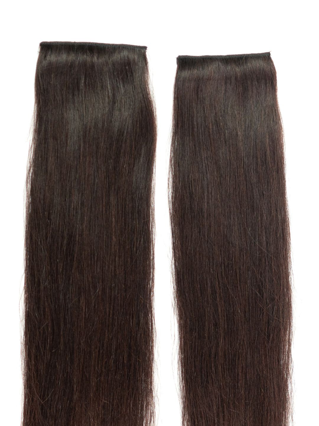 

GEMERIA HAIR Set of 2 Clip-In Straight Locks Hair Extension - Dark Brown