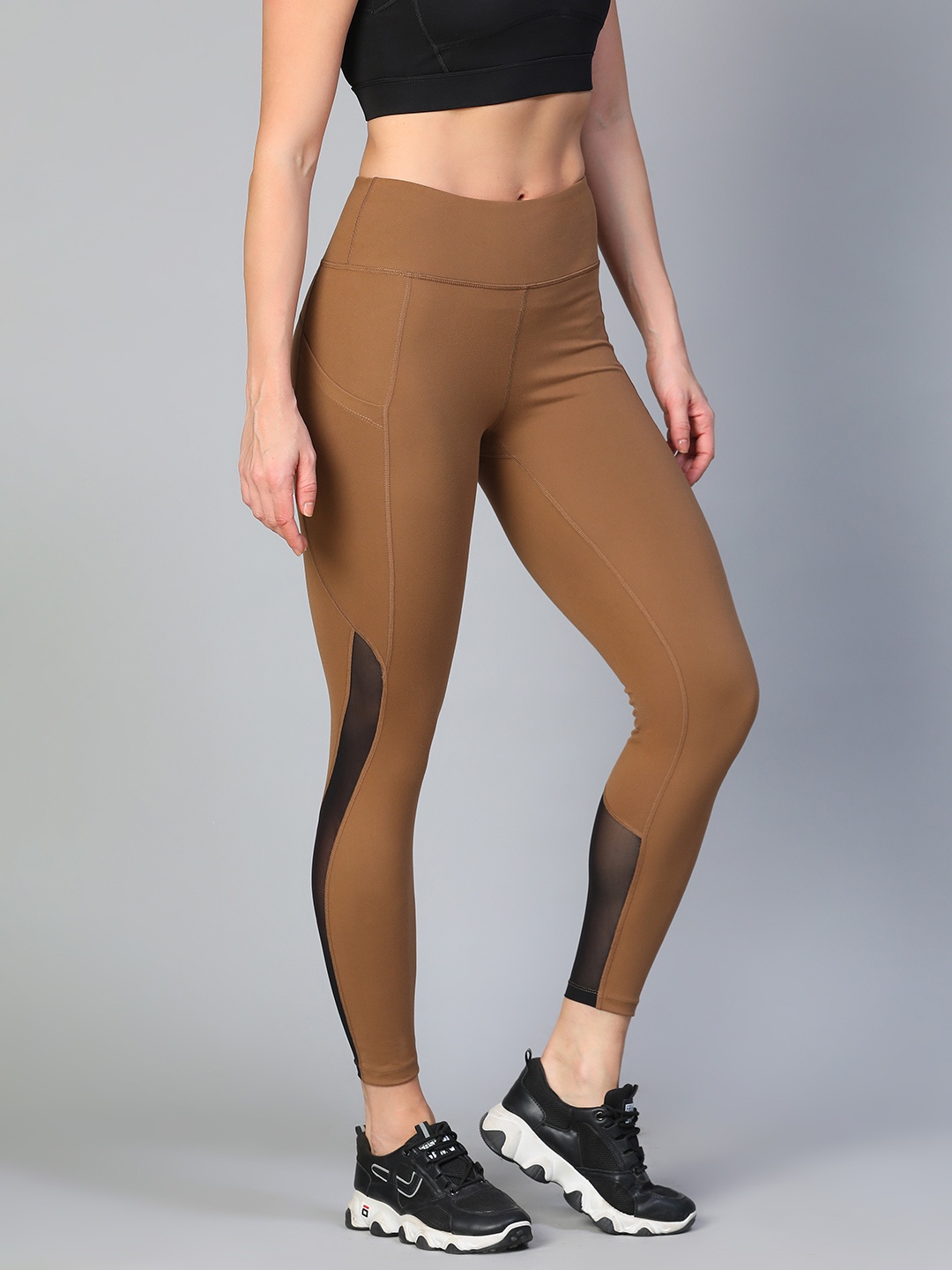 

ATHLISIS Women Training Tights, Tan