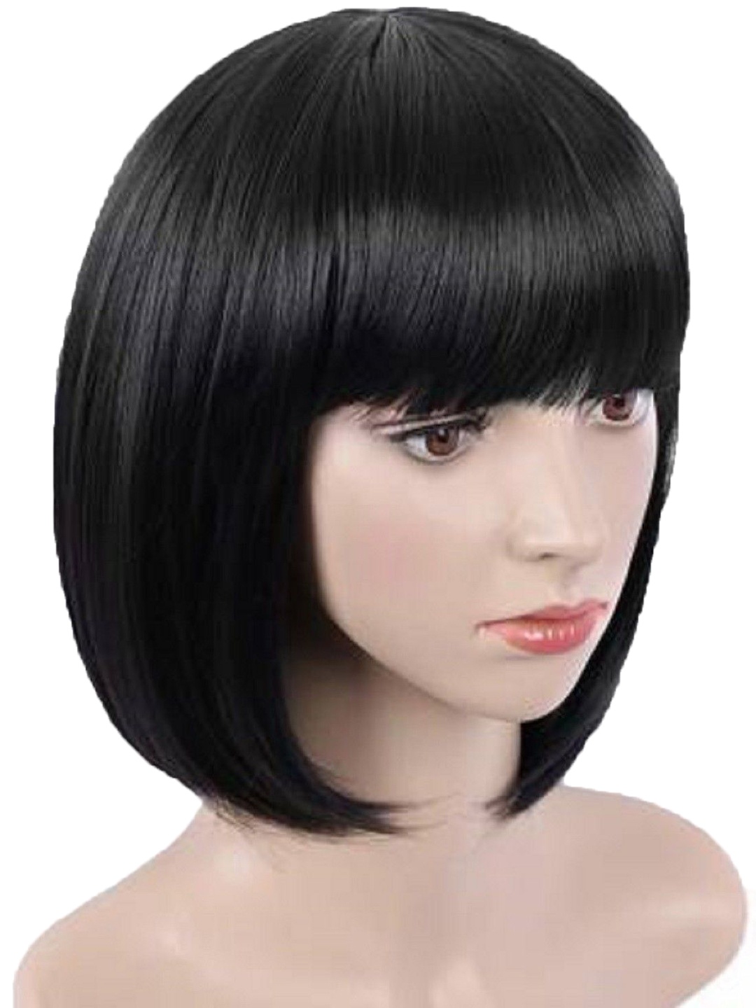 

ABRISH Clip-In Straight Toupee Hair Extension - Black - 24 Inch