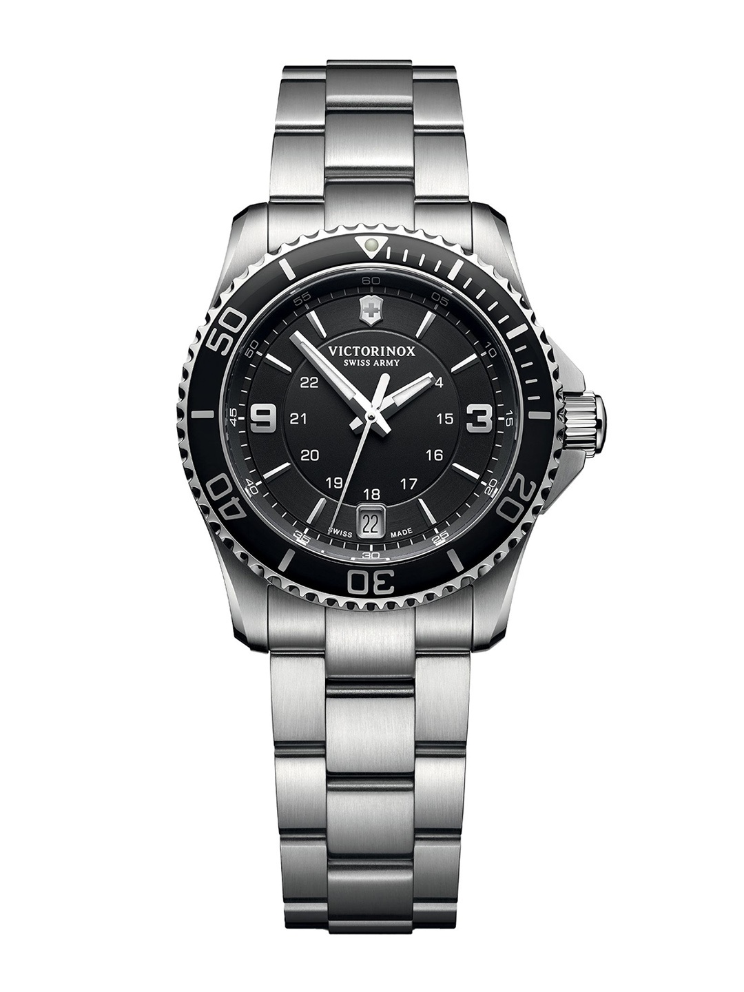 

Victorinox Women Maverick Dial & Stainless Steel Straps Analogue Watch - 241701, Black