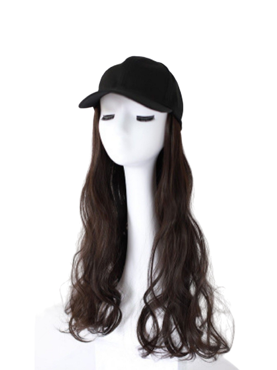 

HAVEREAM Clip-In Waterproof Wavy Locks Hair Extension - Brown - 24 Inch
