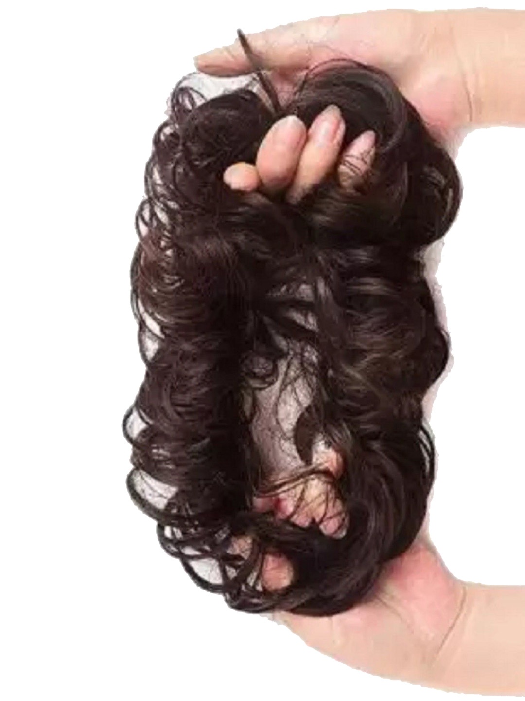 

HAVEREAM Curly Tape In Messy Bun-Black