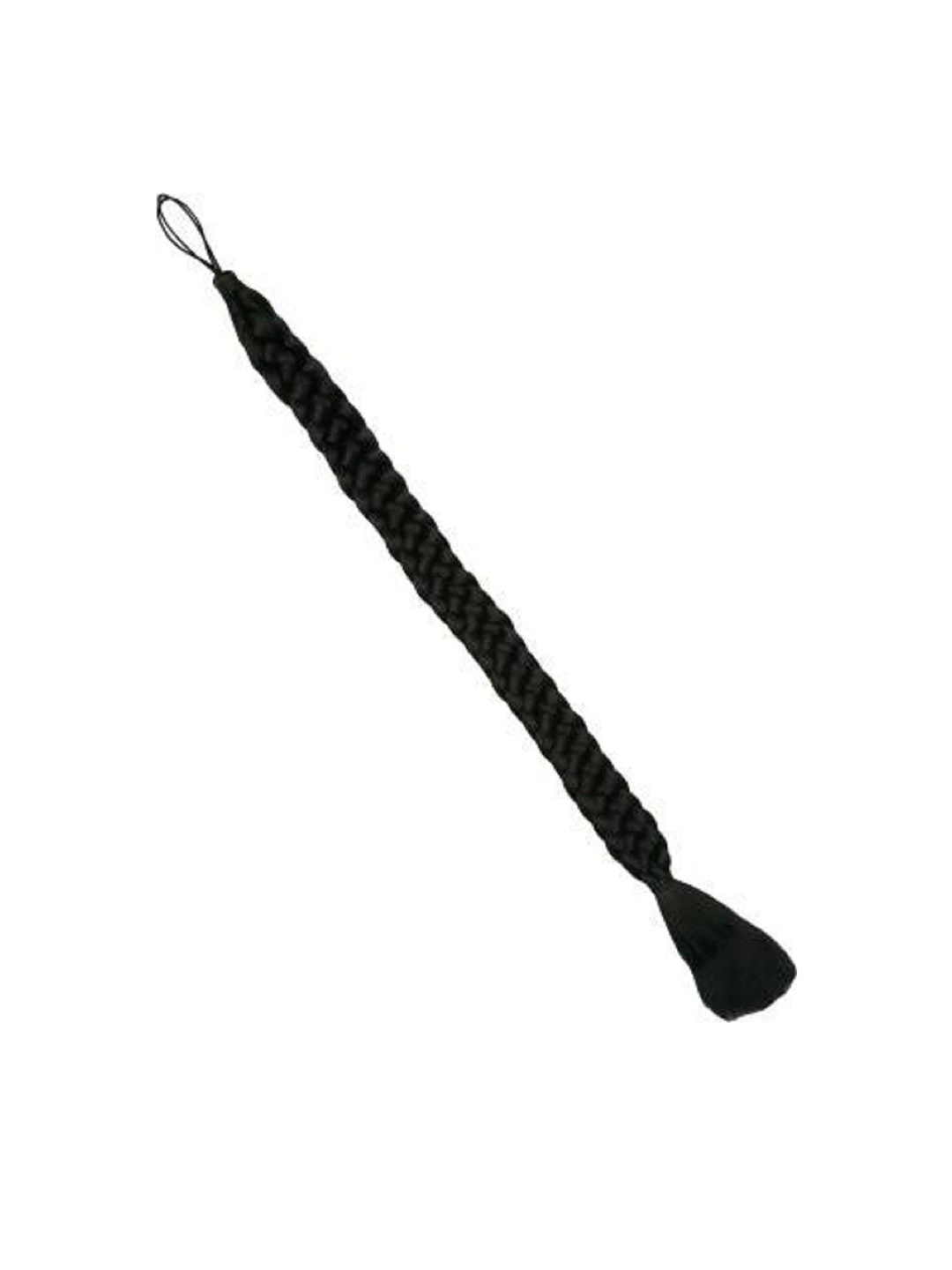 

ABRISH Tape-In Straight Twists Hair Braid Hair Extension - Black - 24 Inch