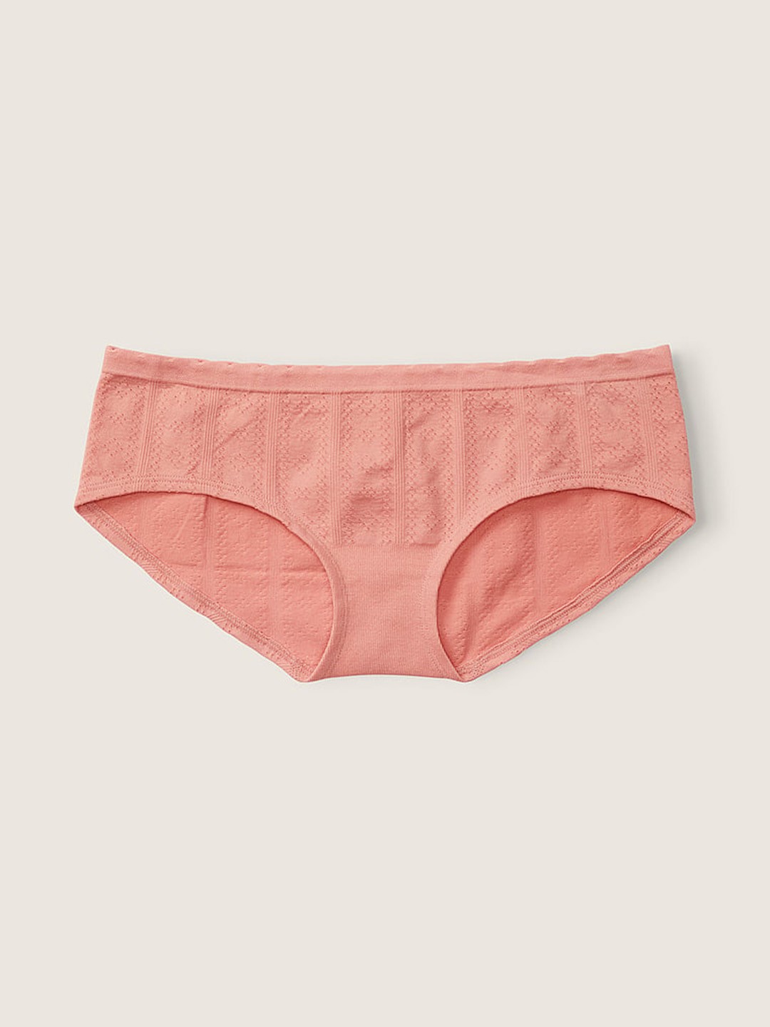 

Victoria's Secret Women Self Design Seamless Hipster Briefs, Pink