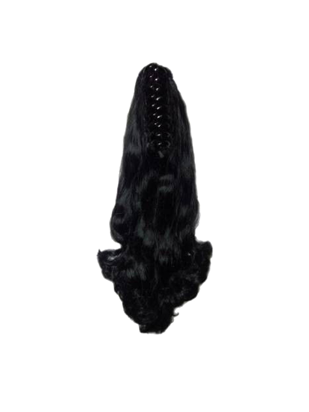 

HAVEREAM Clip In Wavy Claw Ponytail Hair Extension - Black - 24 Inch