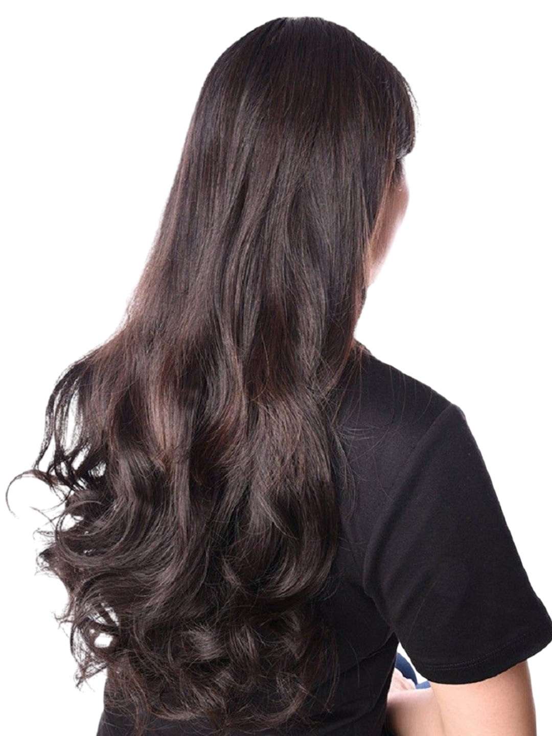 

HAVEREAM Clip-In Waterproof Wavy Locks Hair Extension - Brown - 22 Inch