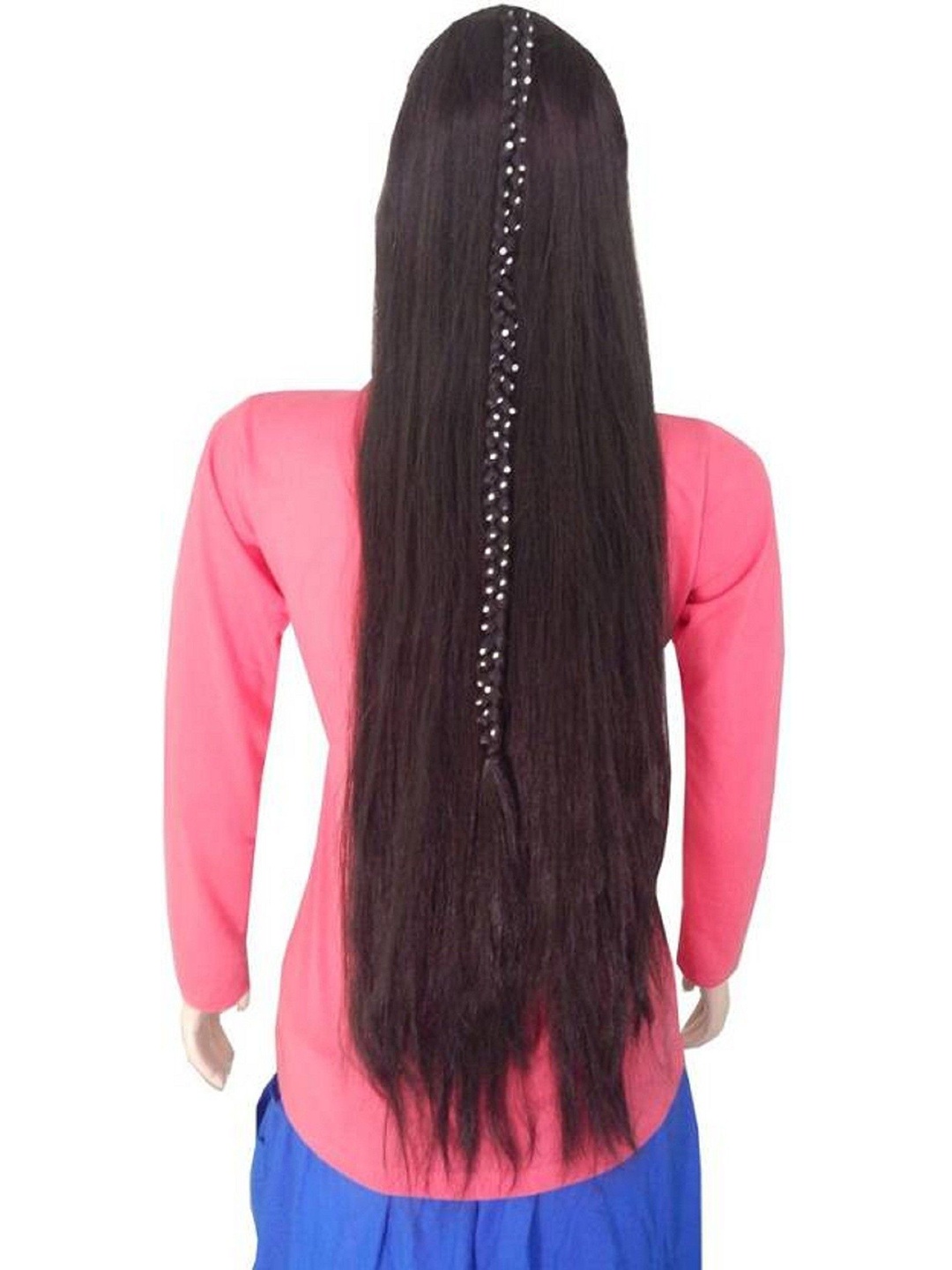 

HAVEREAM Clip-In Locks Wavy Hair Extension - Black - 8 Inch