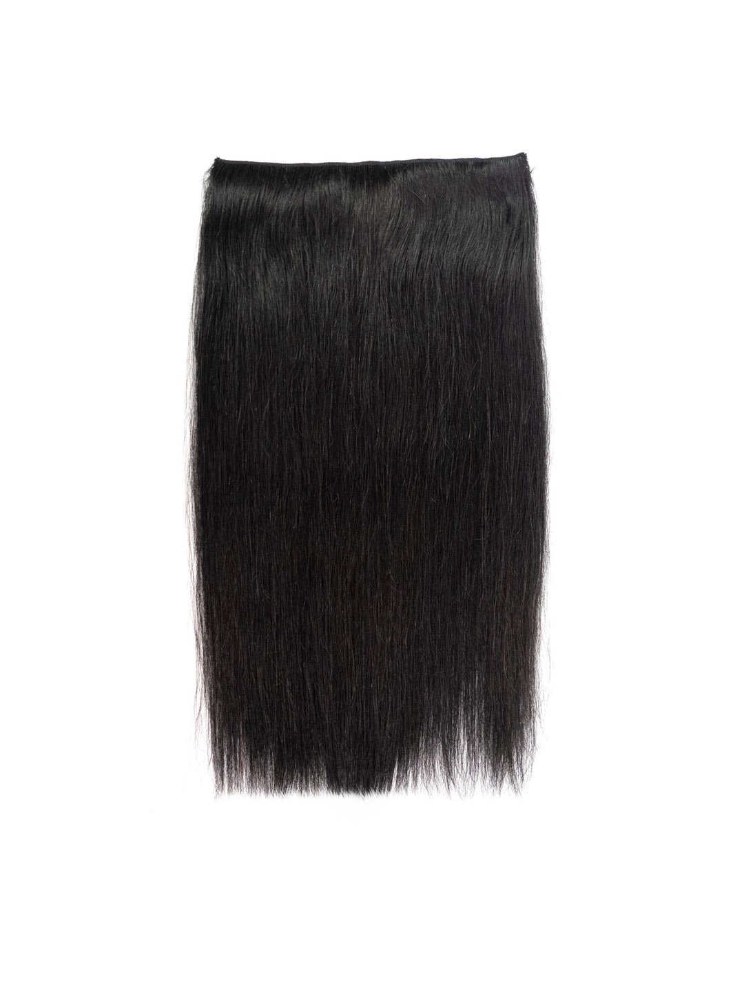 

GEMERIA HAIR Clip-In Straight Locks Hair Extension - 24 Inch Jet Black