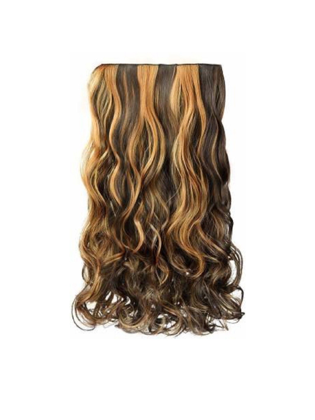 

SHENY Clip-In Curly Straight Hair Extension - Brown - 61 Cm