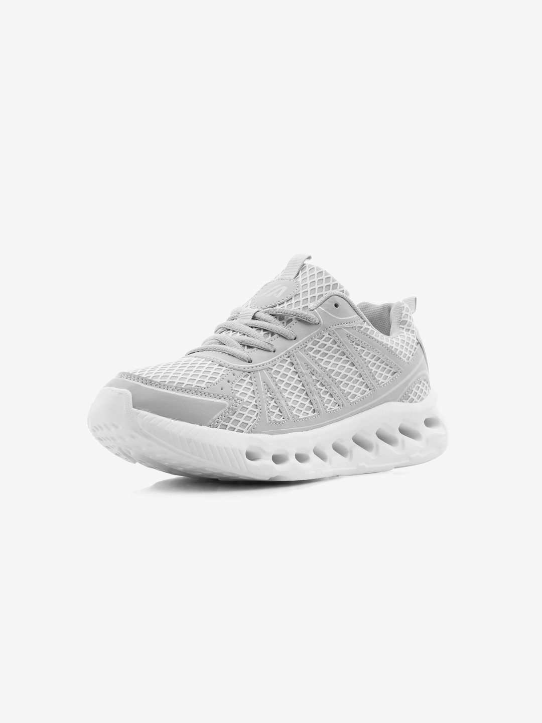 

Nickron Men knitstep Woven Design Sneakers, Silver