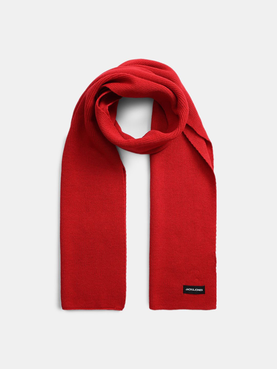 

Jack & Jones Men Solid Scarf, Red