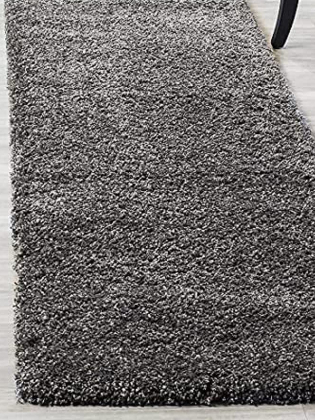 

Banchmark Home Furnishings Grey Solid Shaggy Woollen Carpet