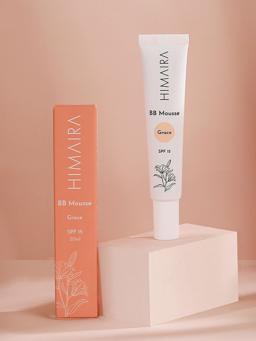 

Himaira BB Mousse Vitamin E With SPF15 30g - Grace, Pink