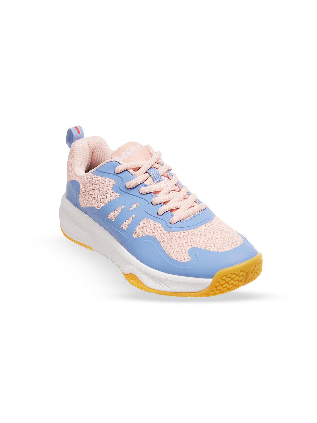 

PERFLY By Decathlon Kids Unisex Non-Marking Intermediate Badminton Shoes, Pink