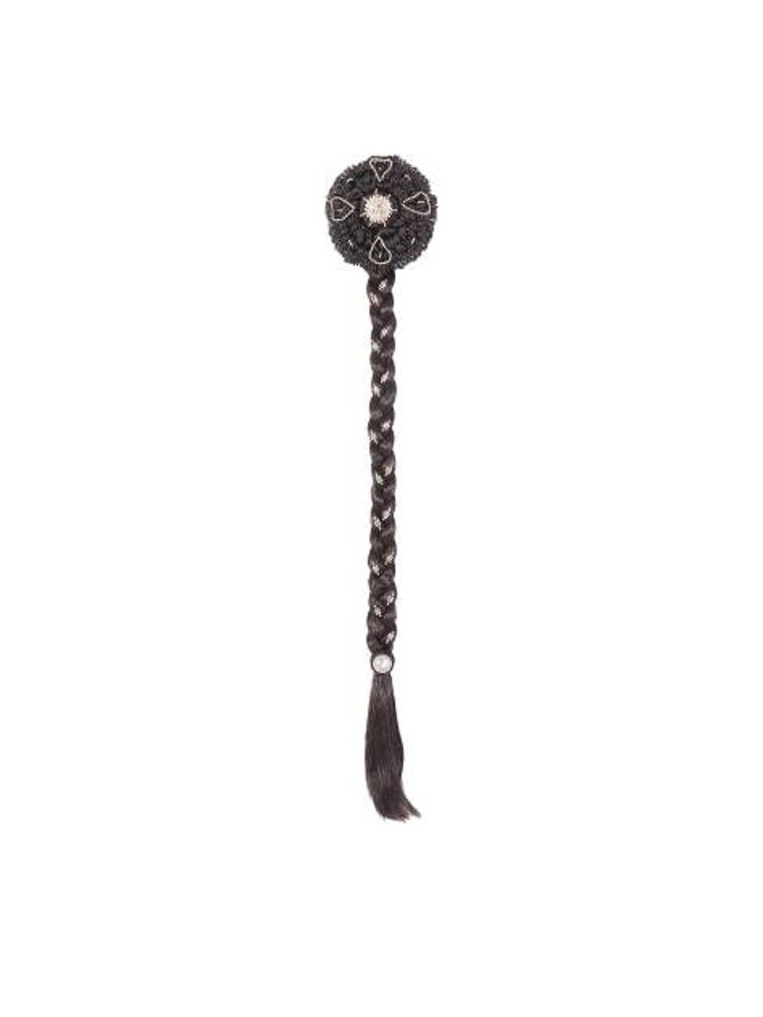 

SHENY Halo Straight Bun Braided Hair Extension - Black - 24 Inch