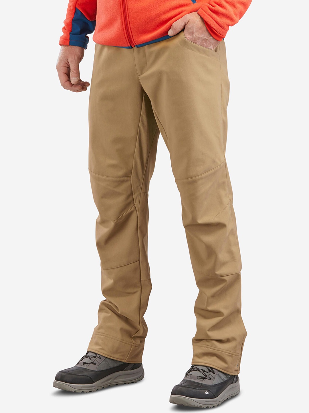 

Quechua By Decathlon Men Warm Water Repellent Snow Hiking Trousers, Beige